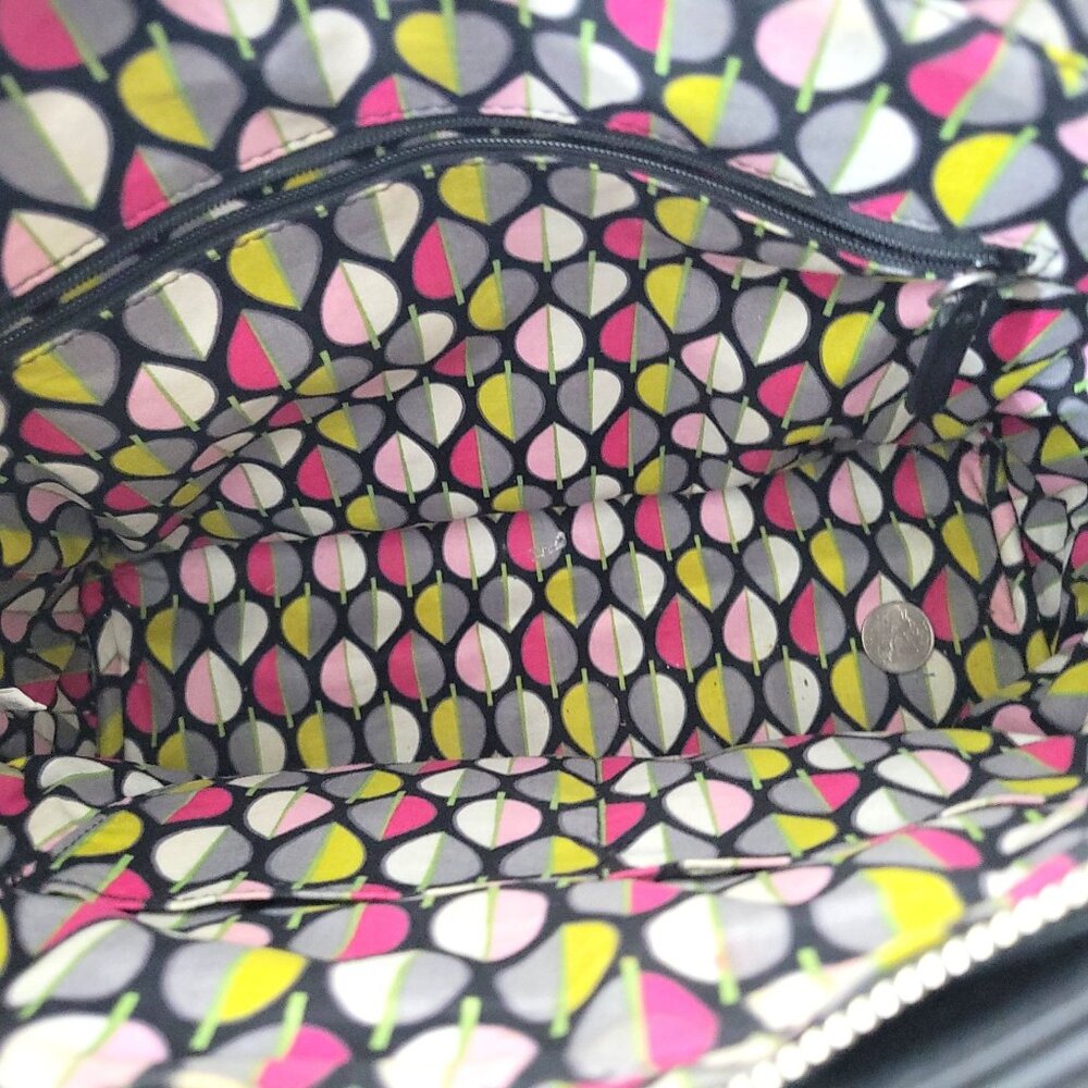 Vera Bradley Black Quilted Purse - Picture 4 of 7